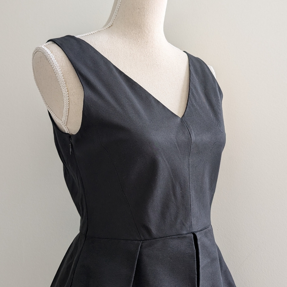 Kate Spade Silk Cotton Pleated Hem Dress - Picture 6 of 16